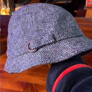Stylish Gray Tweed Women's Hat